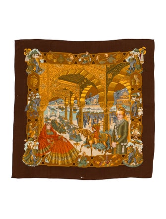 Hermès Splendeur des Maharajas Cashmere Shawl