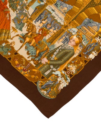 Hermès Splendeur des Maharajas Cashmere Shawl