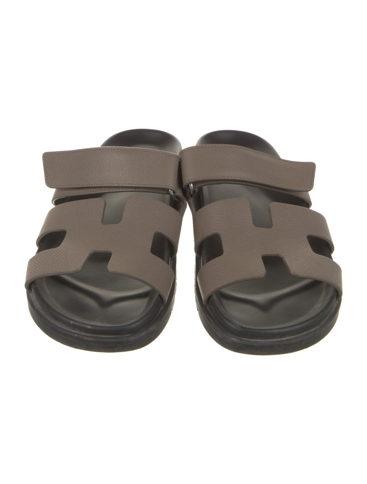 Hermès Chypre Leather Slides