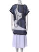 Hermès Printed Bateau Neckline Tunic