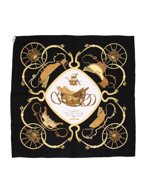 Hermès Springs Silk Scarf