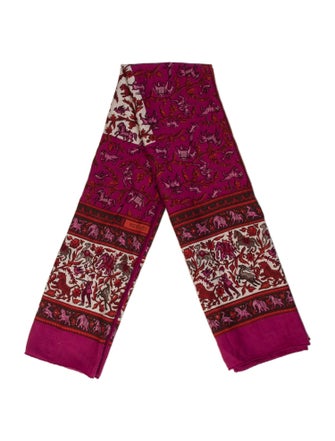Hermès Chasse En Inde Cashmere Shawl