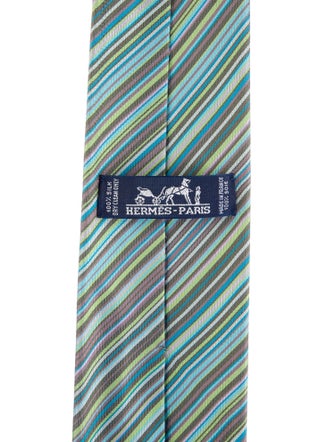 Hermès Silk Stripe Tie