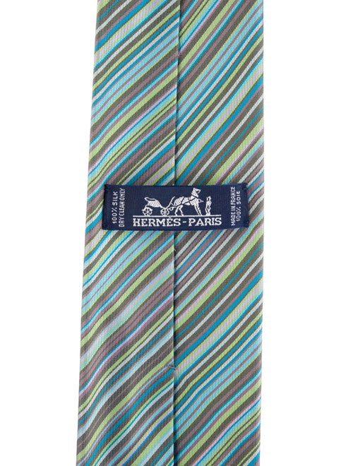 Hermès Silk Stripe Tie