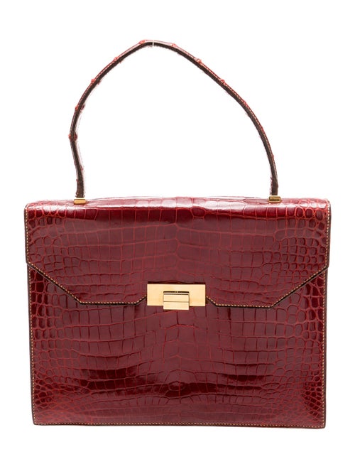 Hermès Shiny Crocodile Flap Bag
