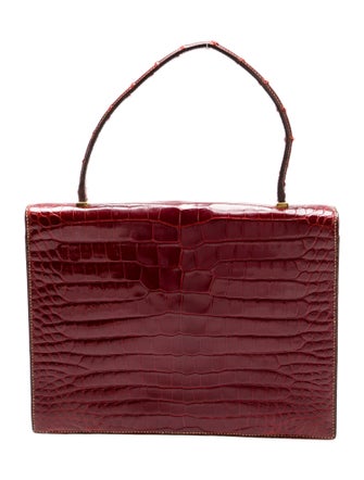 Hermès Shiny Crocodile Flap Bag