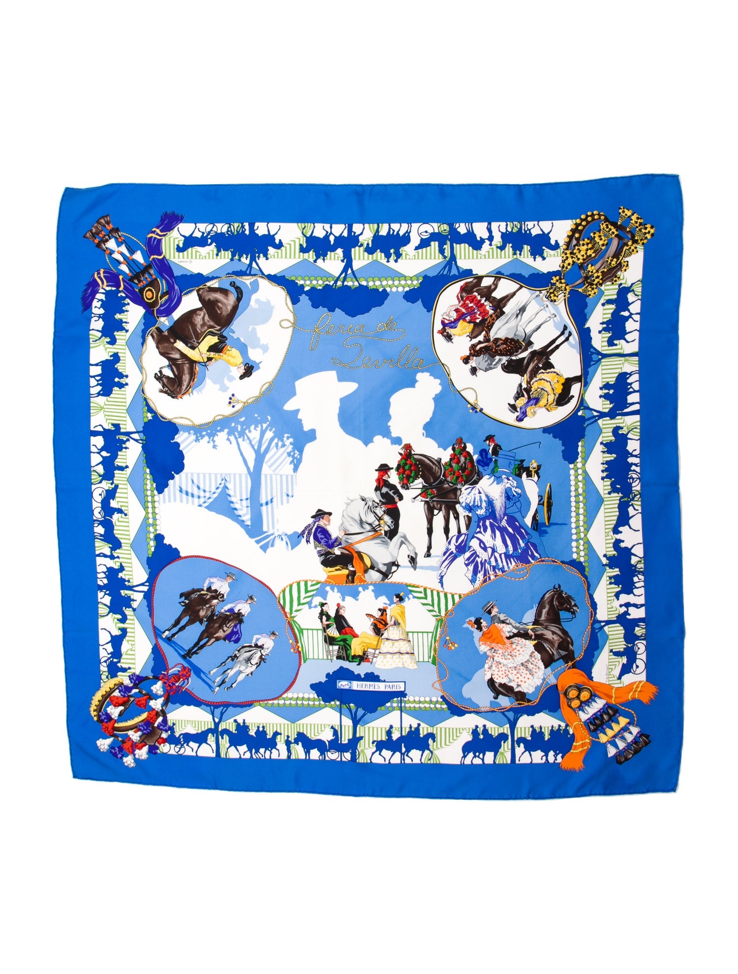 Hermès Feria de Sevilla Silk Scarf