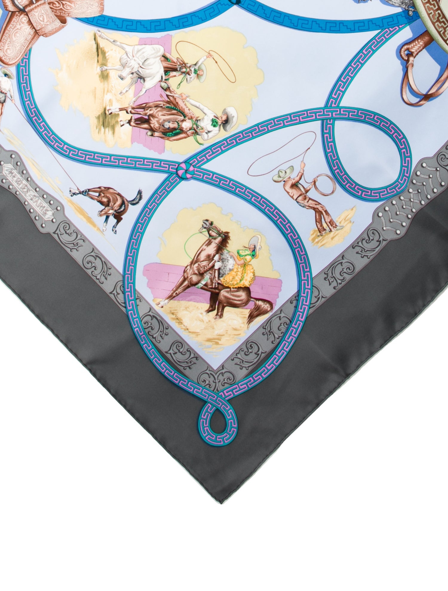 Hermès Charreada Silk Scarf