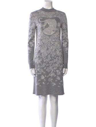 Hermès Cashmere Knee-Length Dress