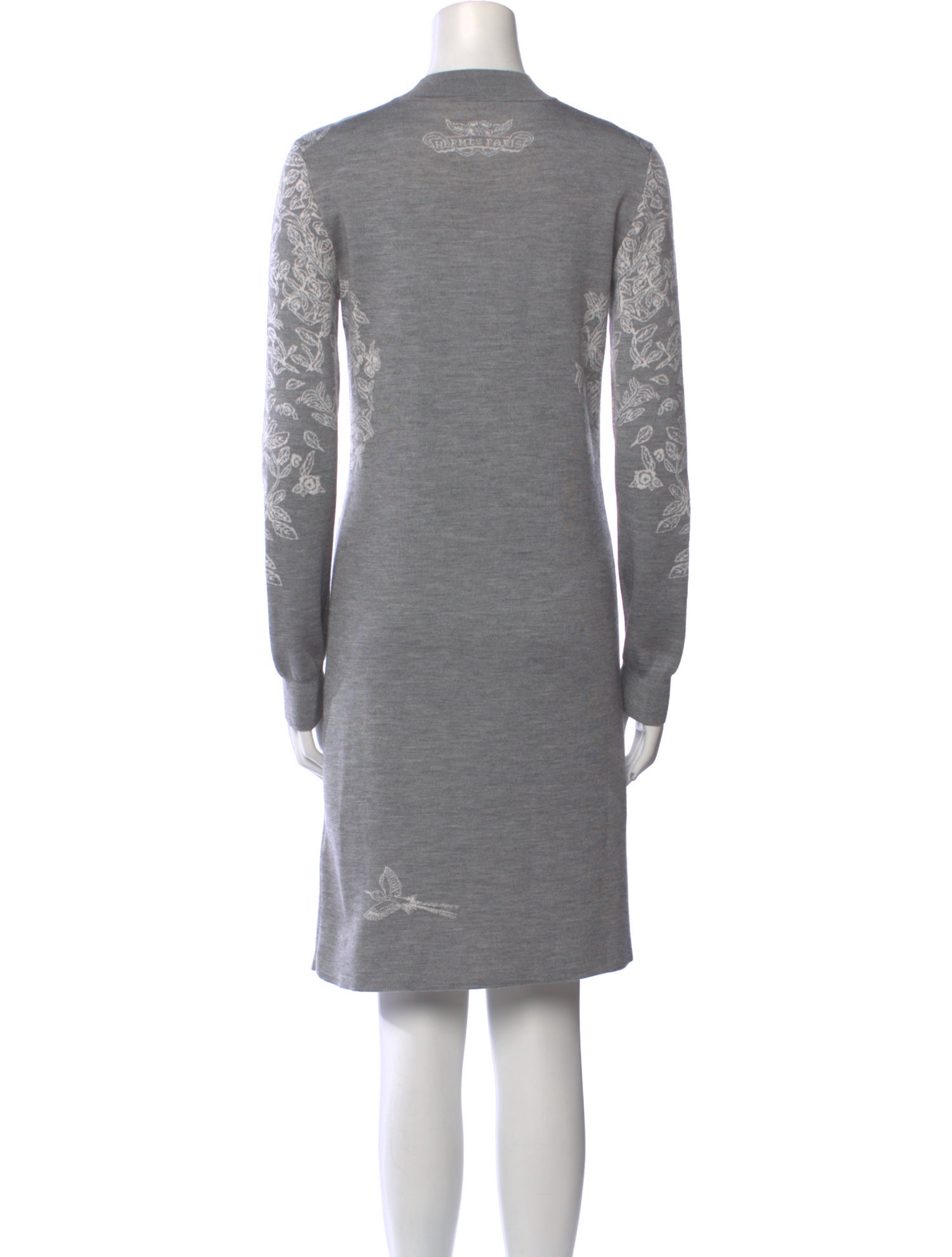 Hermès Cashmere Knee-Length Dress