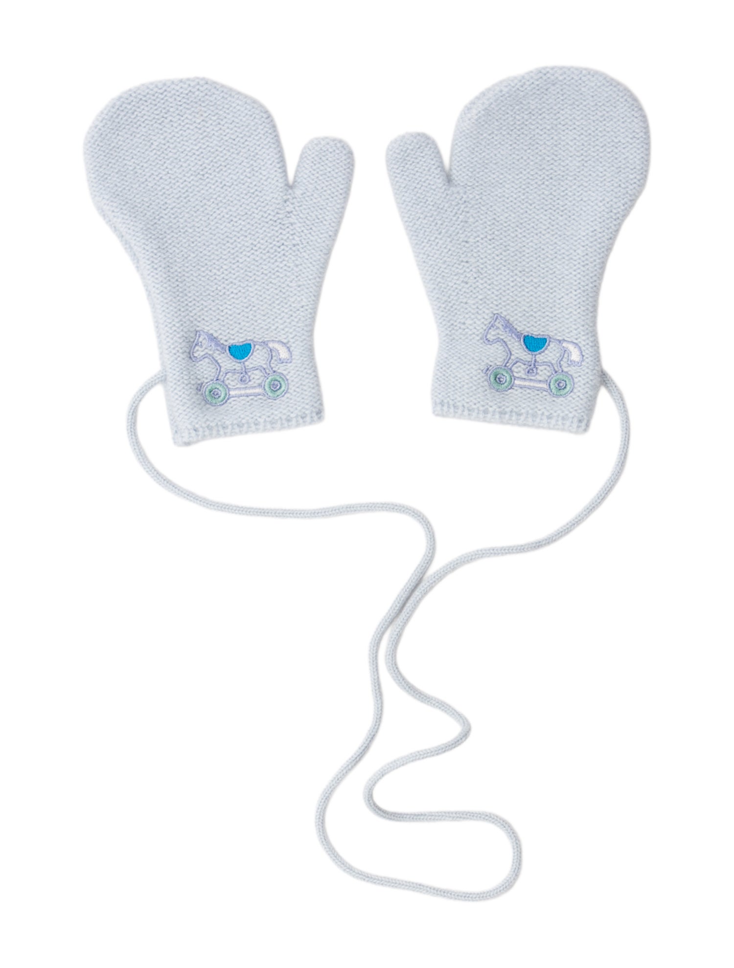 Hermès toddler' blue mitten w/ Tags