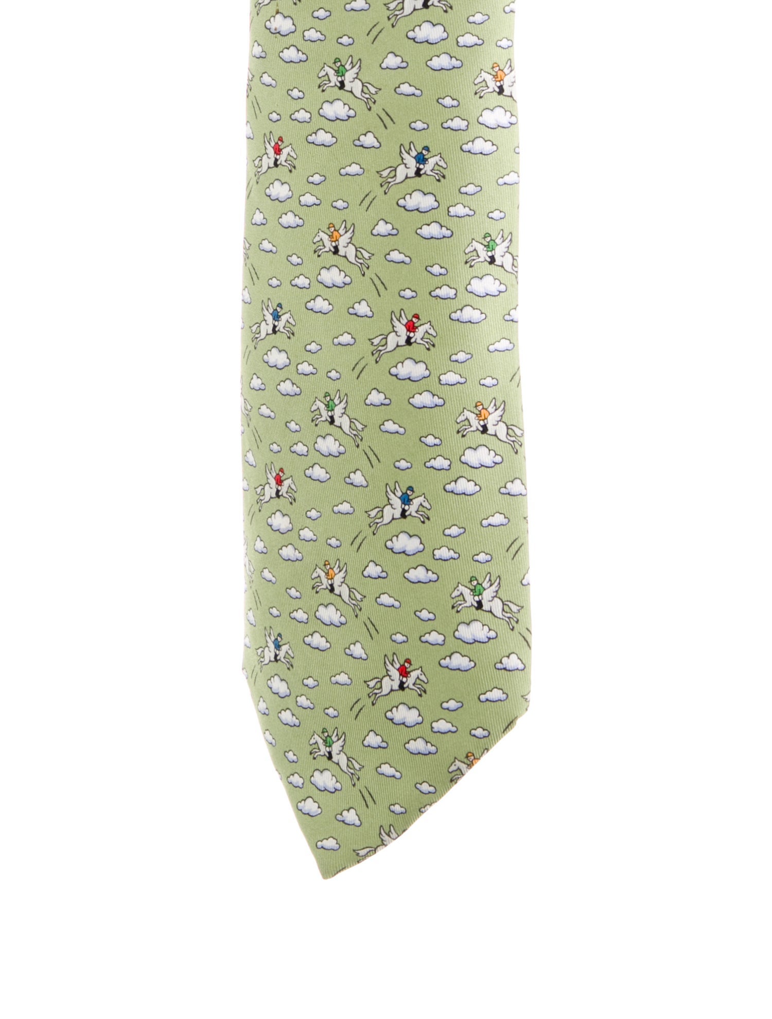 Hermès Silk Patterned Tie