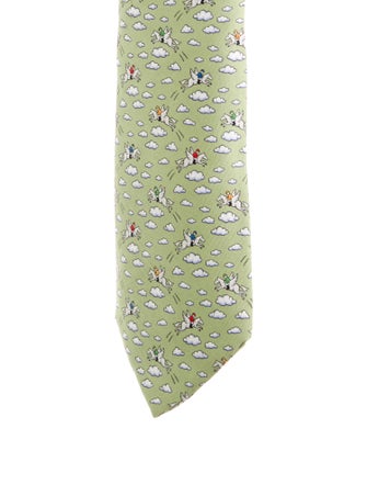 Hermès Silk Patterned Tie