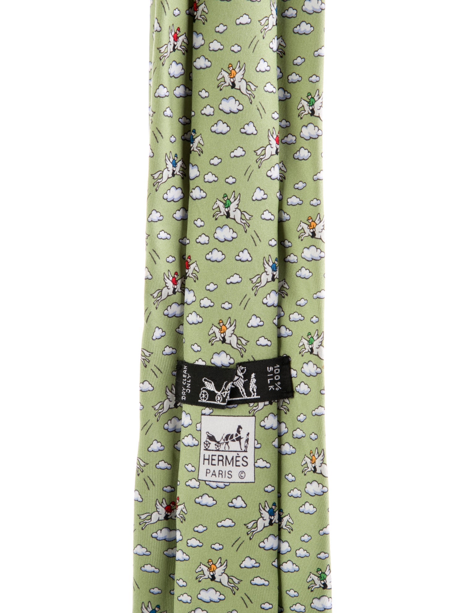 Hermès Silk Patterned Tie