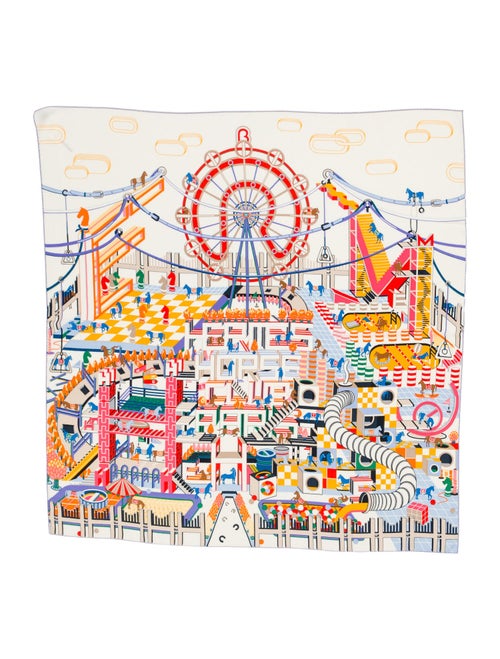 Hermès Horse Club Cashmere Shawl