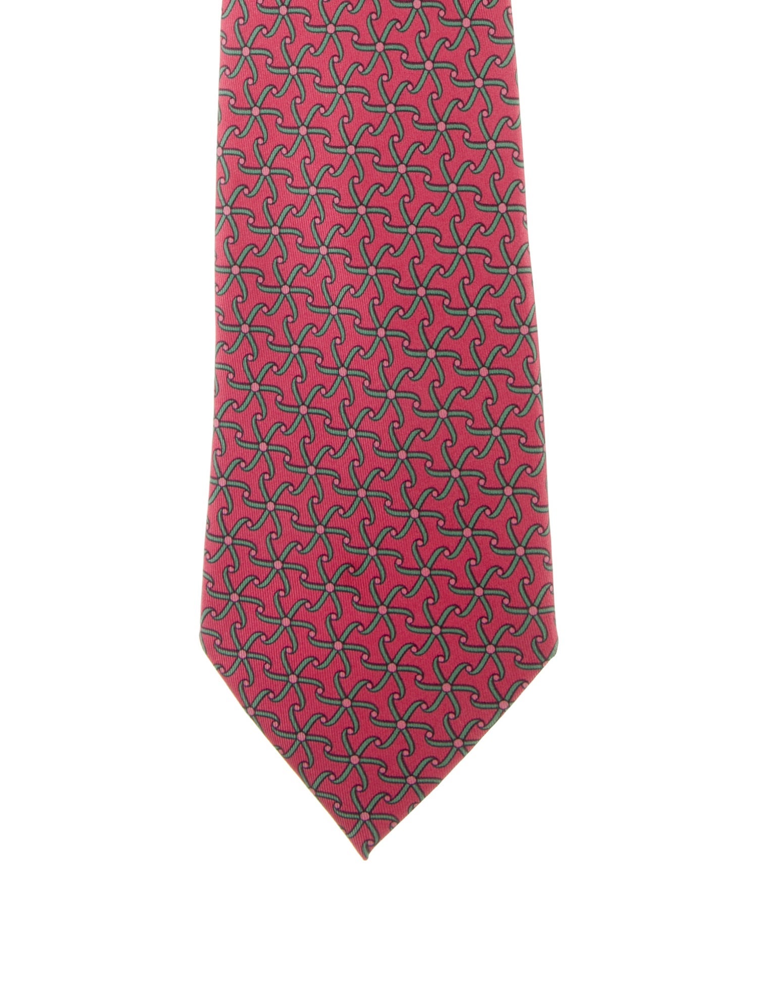 Hermès Silk Patterned Tie