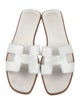 Hermès Oran Leather Slides