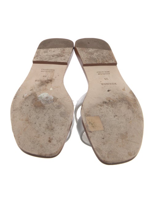Hermès Oran Leather Slides