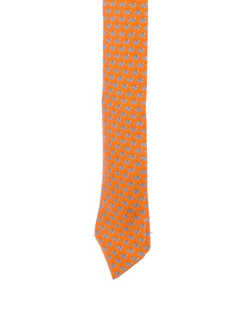Hermès Silk Equestrian Tie