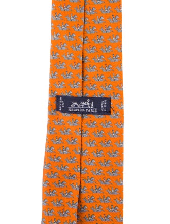 Hermès Silk Equestrian Tie