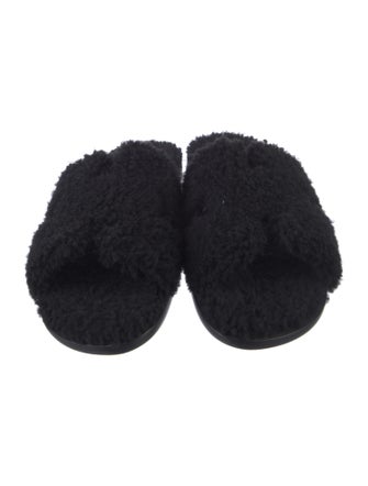 Hermès Izmir Shearling Slides