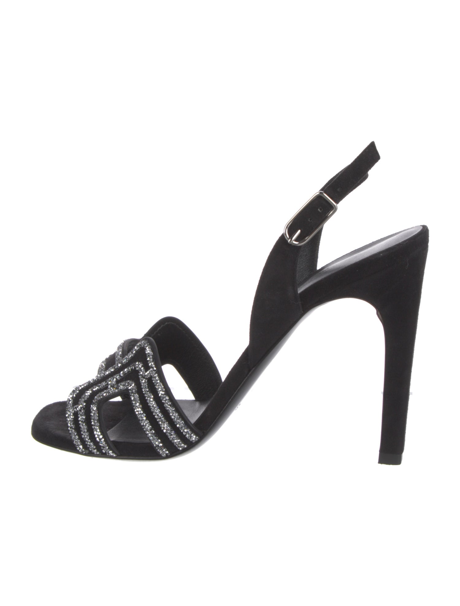 Hermès Ella 105 H Logo Slingback Sandals