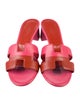 Hermès Oasis H Logo Mules