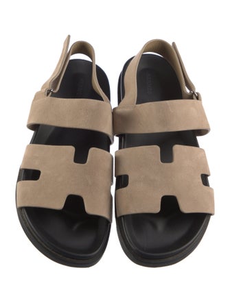 Hermès Genius Suede Sandals