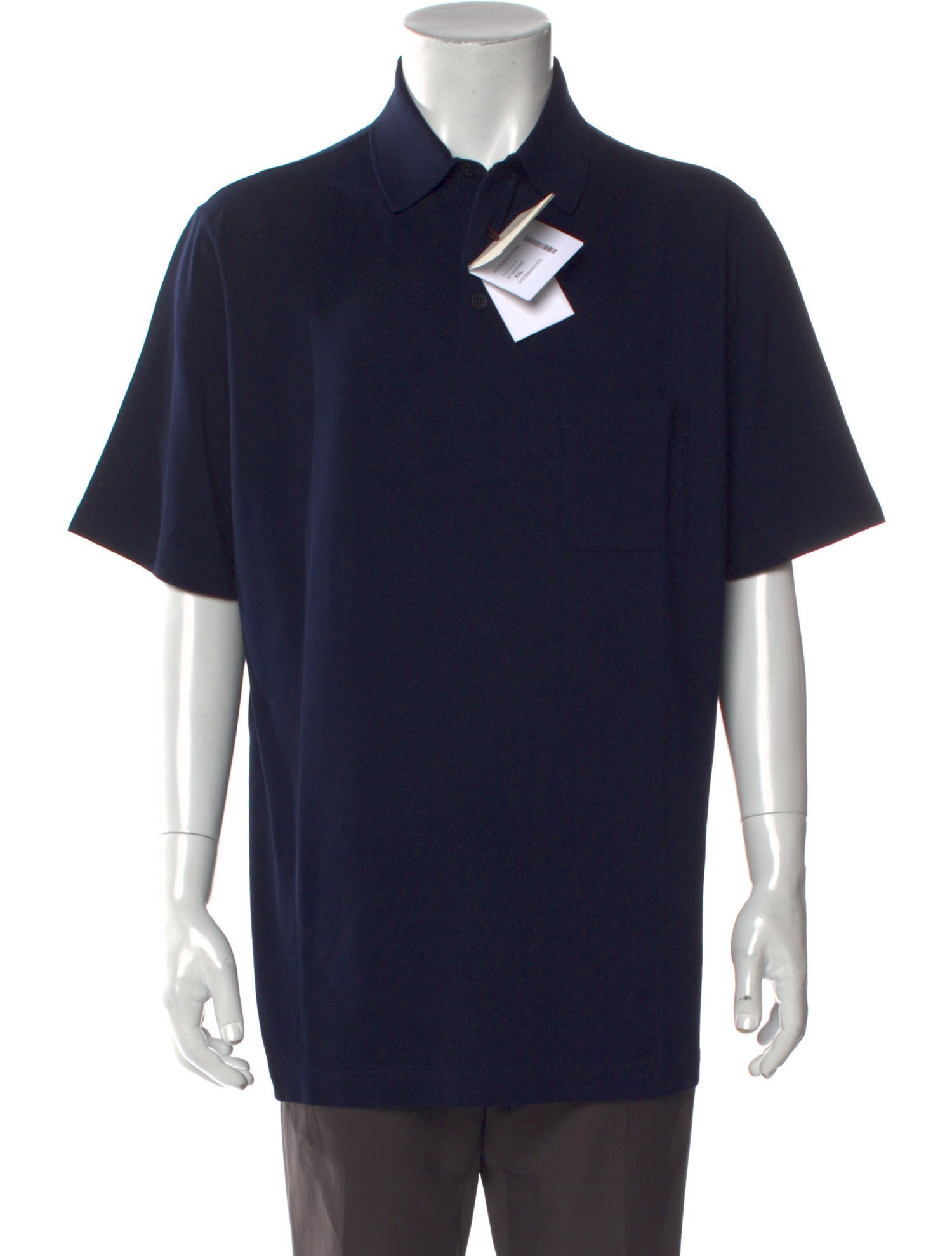 Hermès V-Neck Short Sleeve Polo Shirt w/ Tags