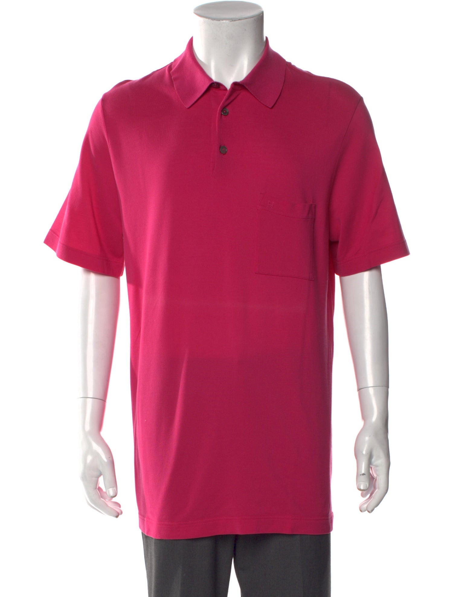 Hermès Crew Neck Short Sleeve Polo Shirt