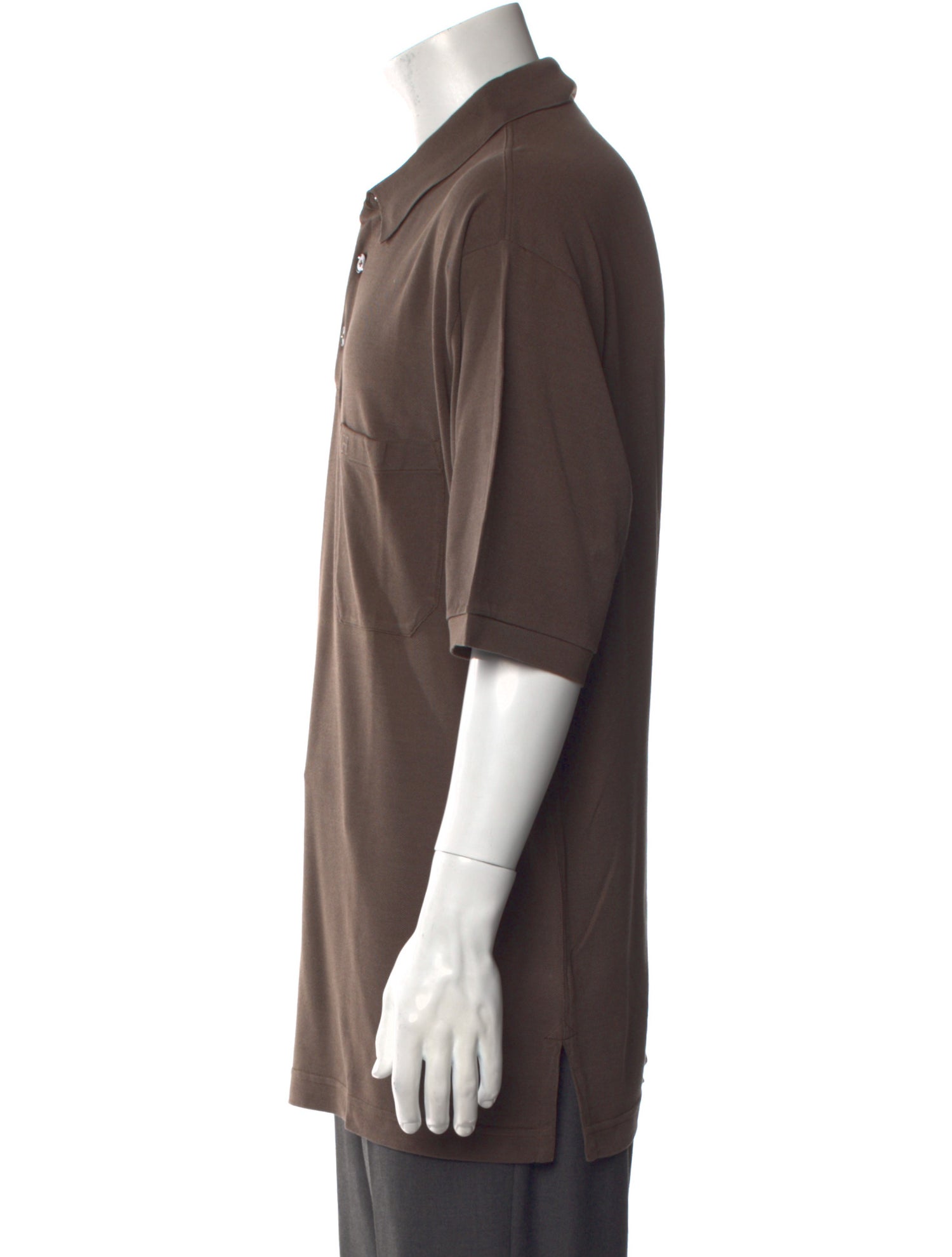 Hermès Crew Neck Short Sleeve Polo Shirt