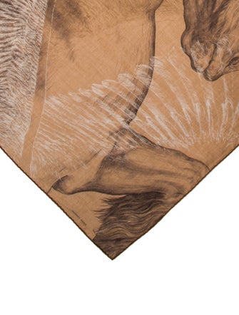 Hermès Les Ailes De Pegase 100 Cashmere Scarf