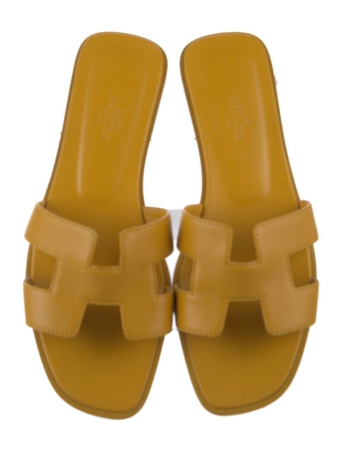 Hermès Oran Leather Slides