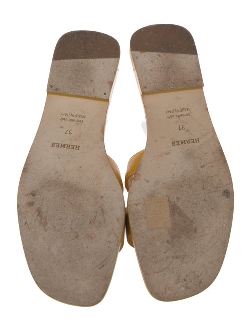 Hermès Oran Leather Slides