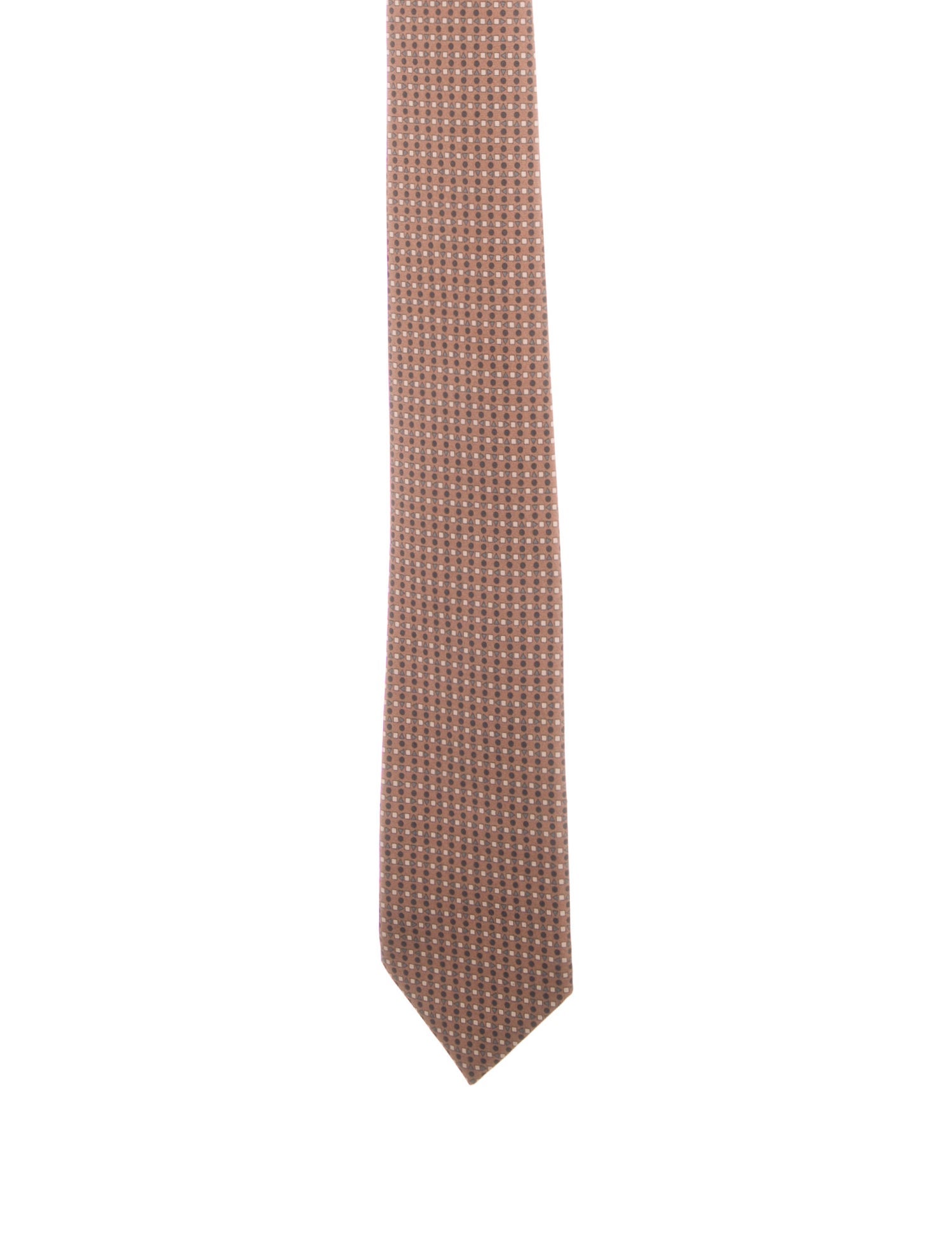 Hermès Geometric Silk Tie