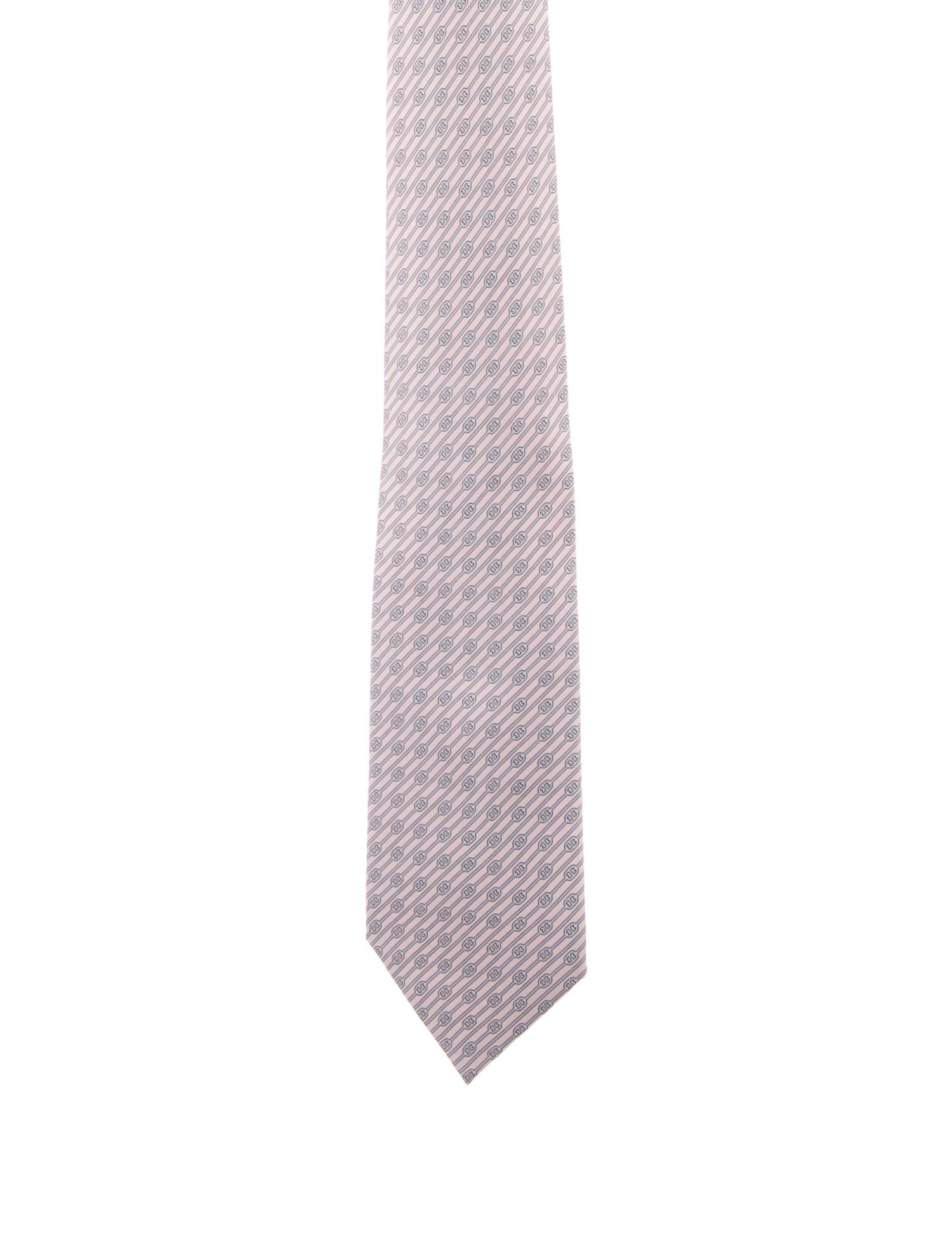 Hermès Chaine d'Ancre Silk Tie
