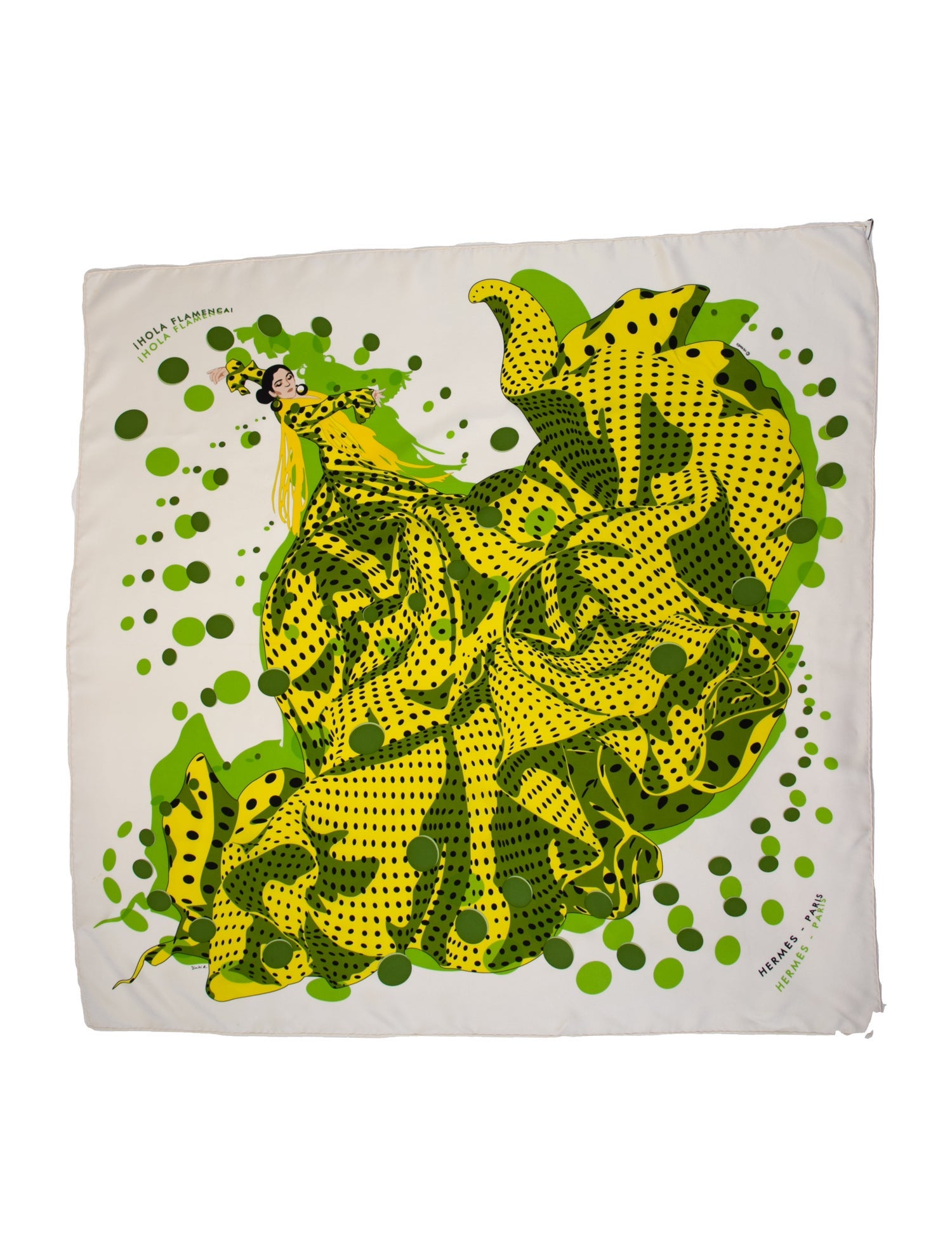Hermès Hola Flamenca! Silk Scarf