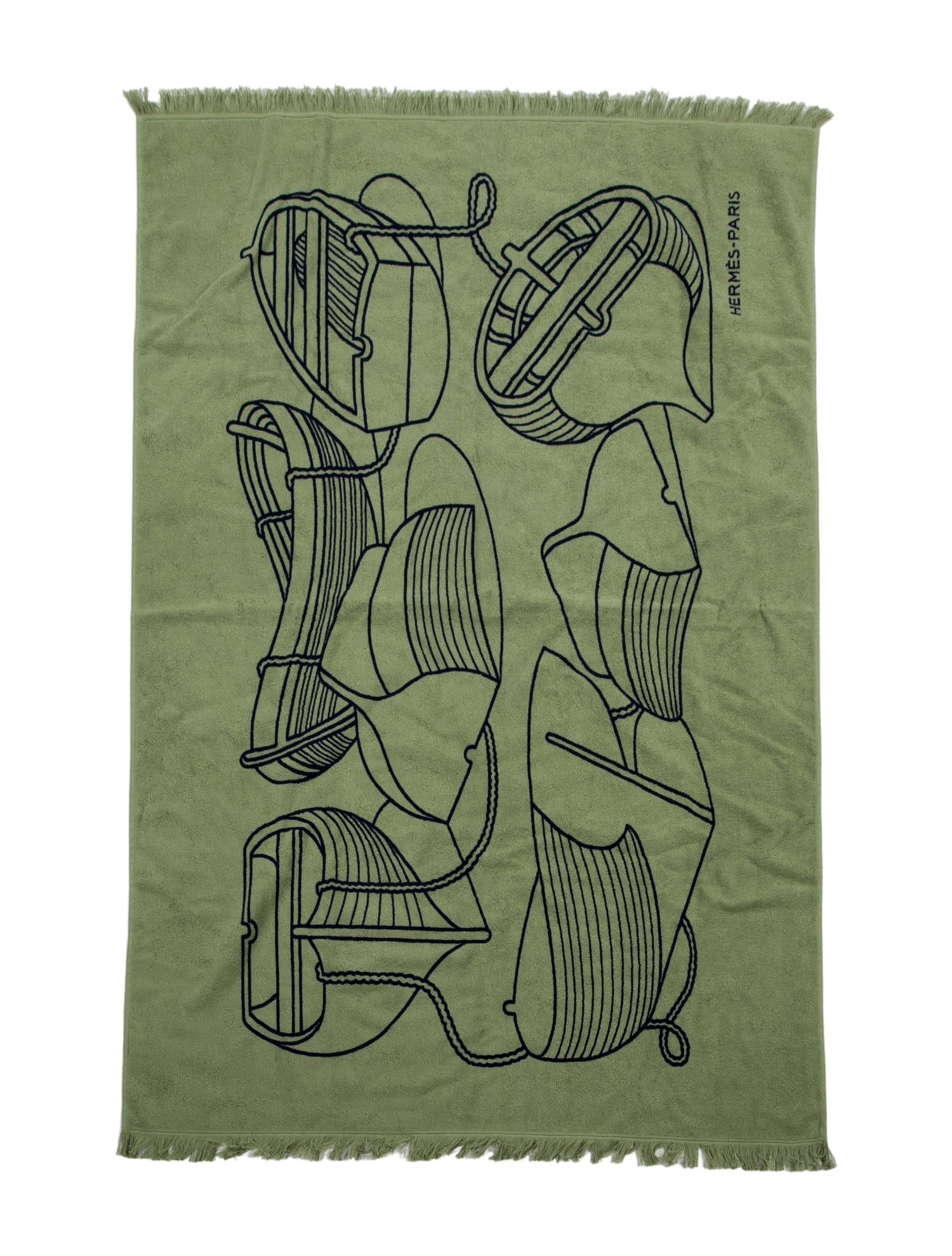 Hermès Tatoo Thalassa Yachting Beach Towel