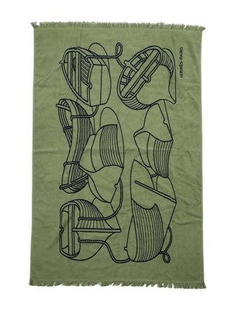 Hermès Tatoo Thalassa Yachting Beach Towel