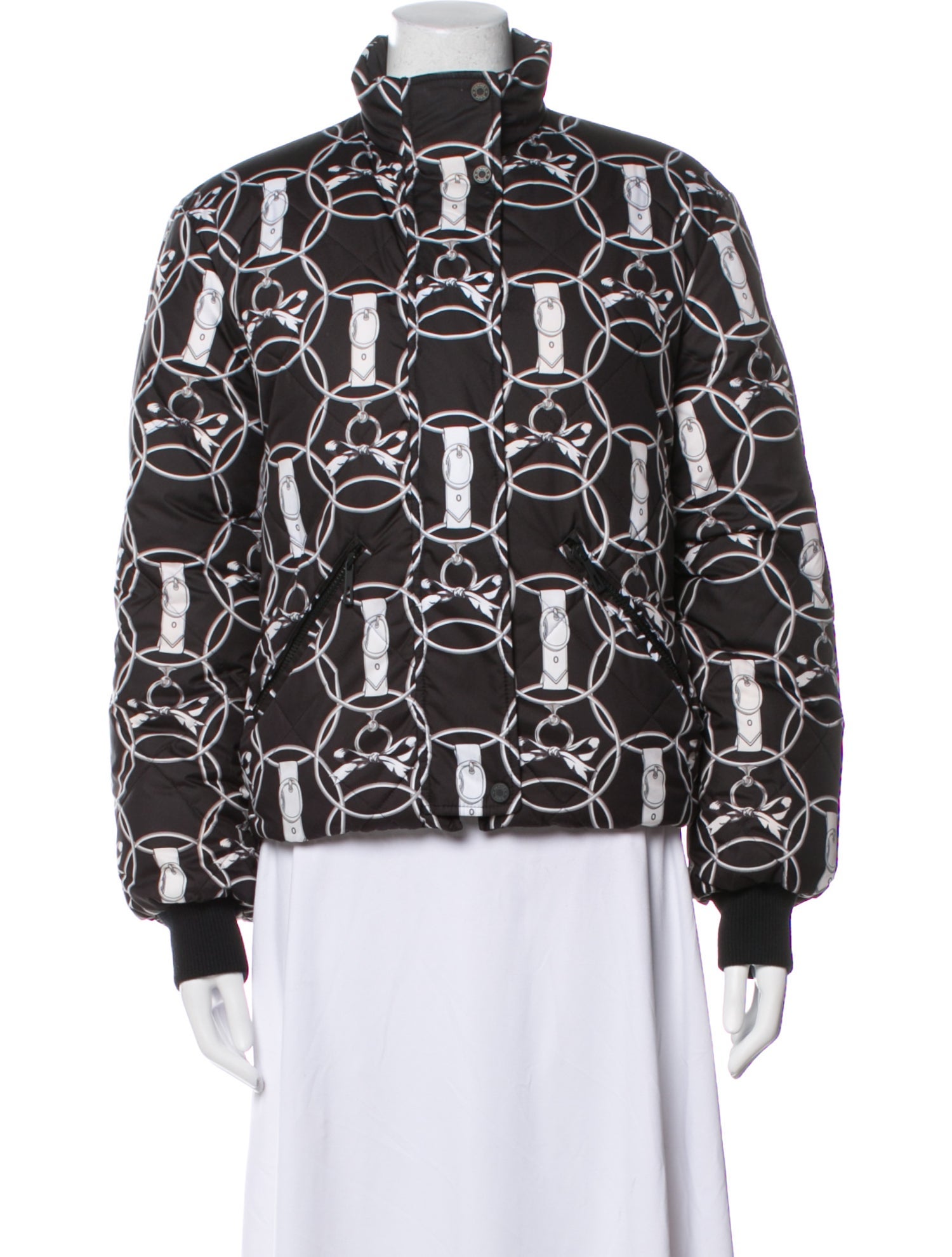 Hermès 2022 Printed Bomber Jacket w/ Tags