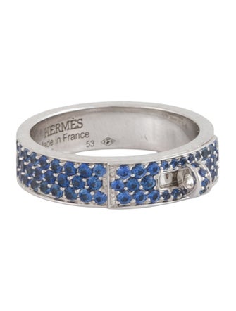 Hermès 18K Sapphire Kelly Ring