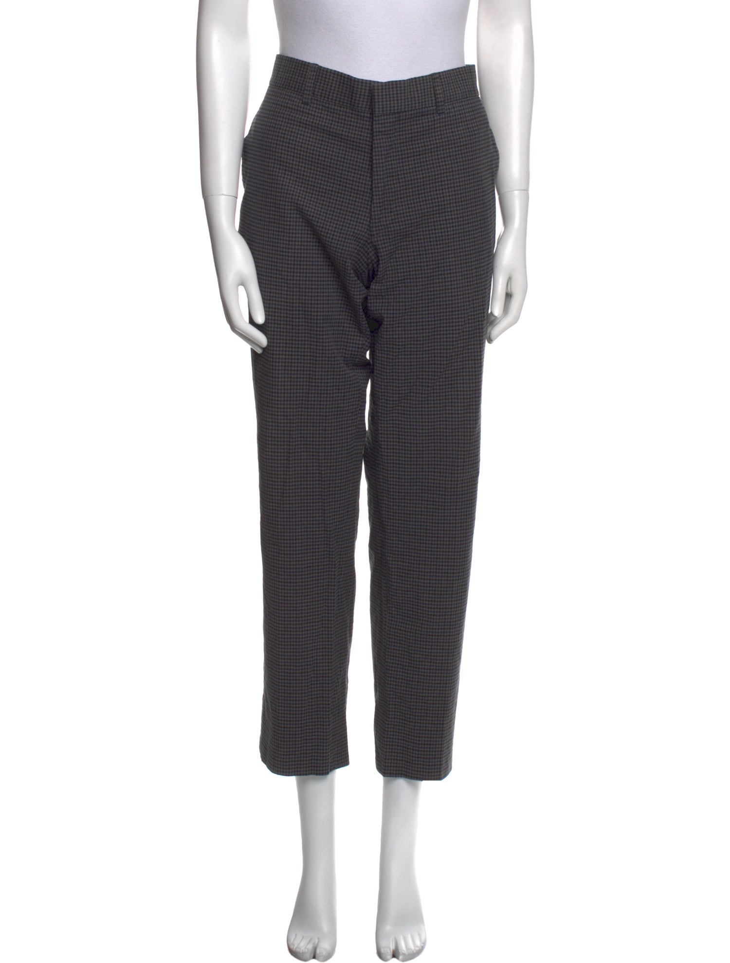 Hermès Plaid Print Pants
