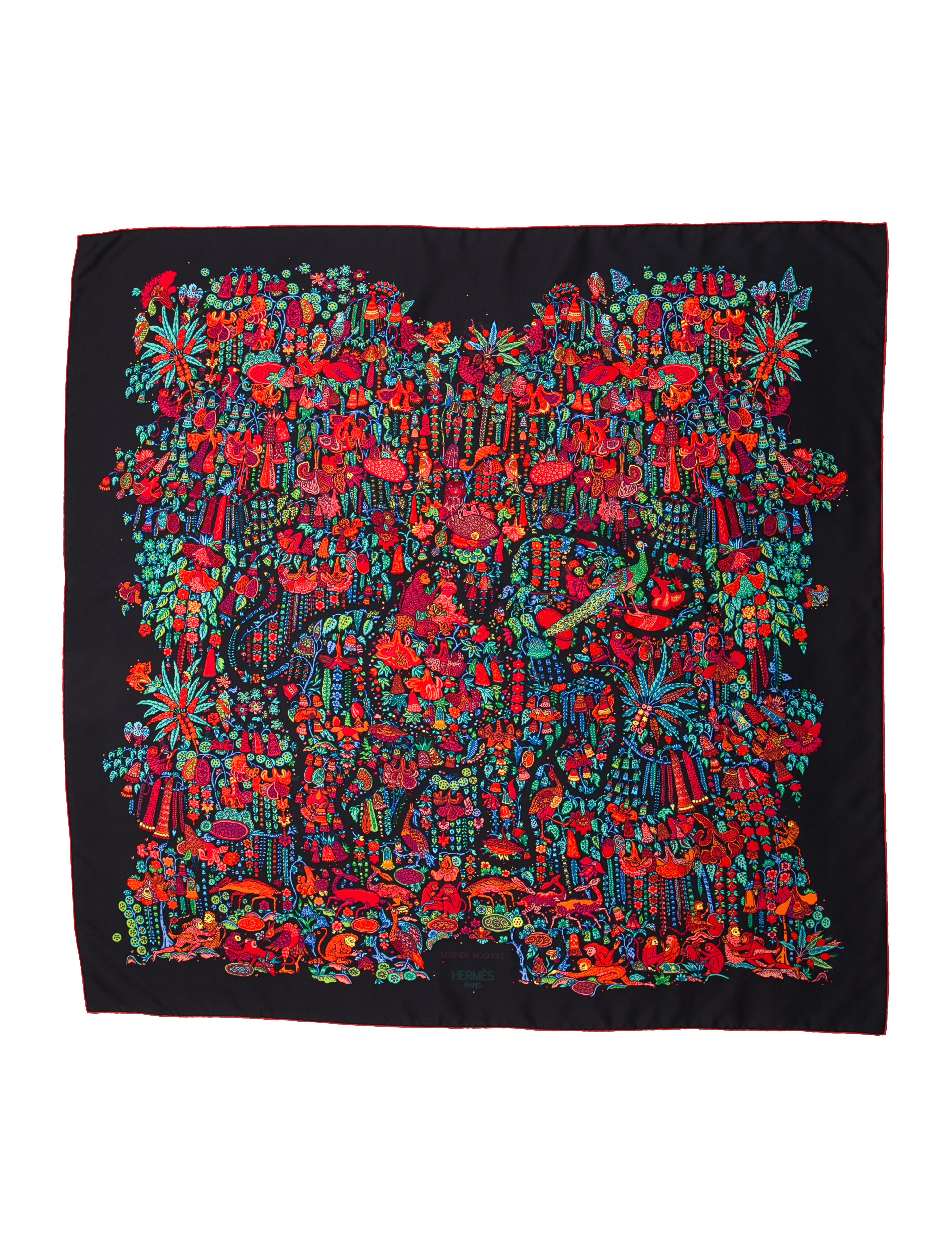 Hermès Legende Moghole Silk Scarf