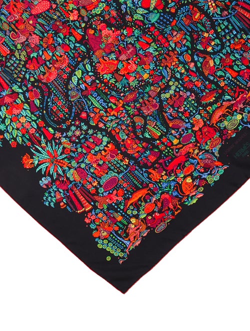 Hermès Legende Moghole Silk Scarf
