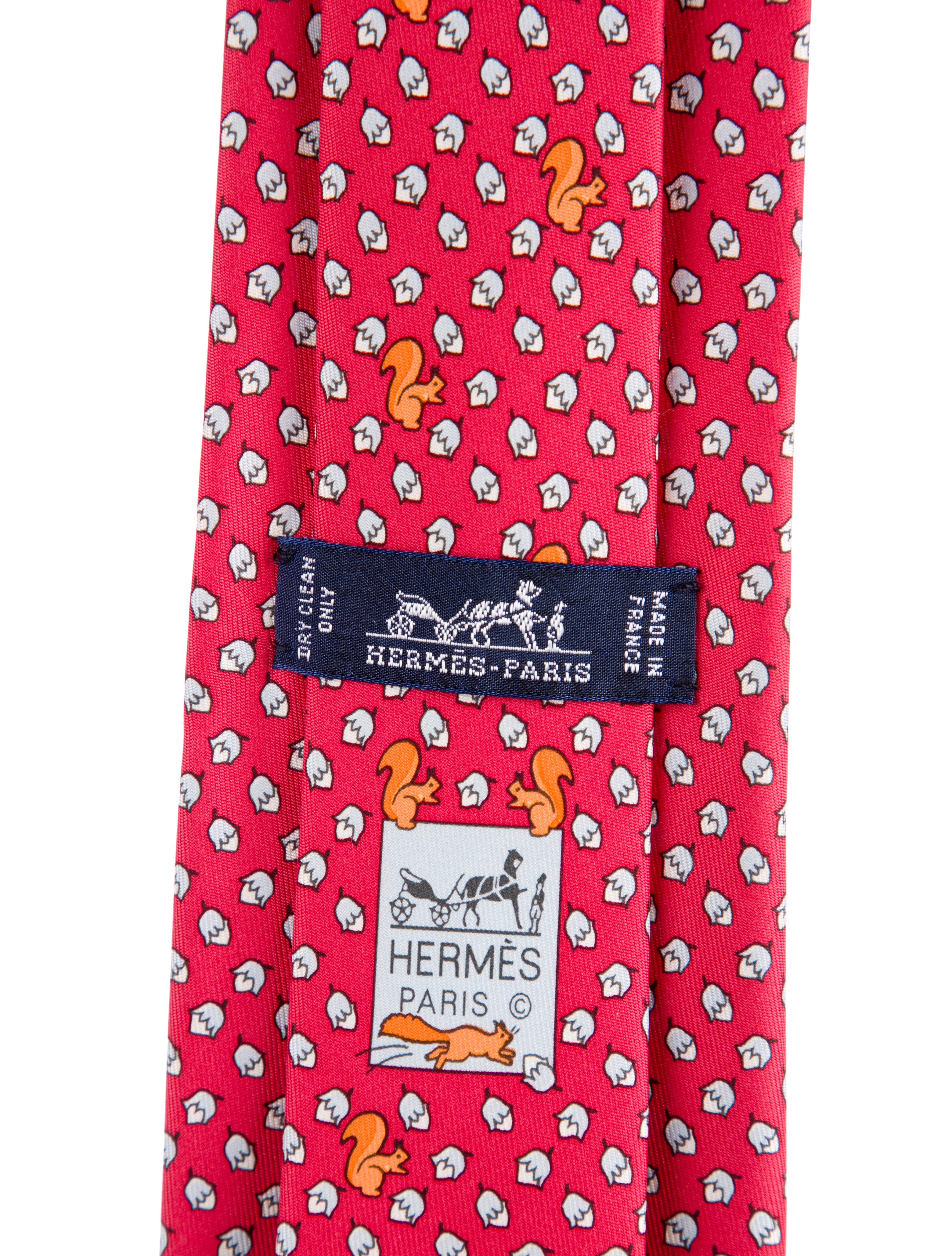 Hermès Silk Patterned Tie