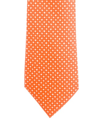 Hermès Silk Patterned Tie