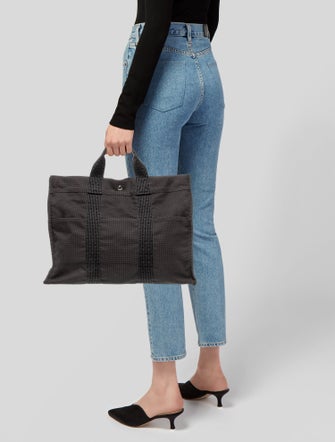 Hermès Toile Herline MM