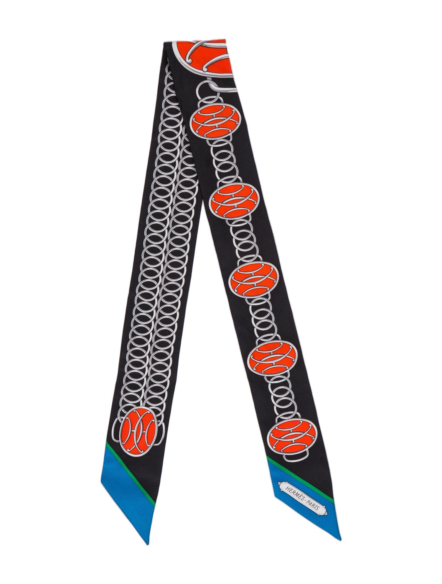 Hermès Lift Profile Silk Twilly Scarf