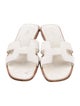 Hermès Oran Leather Slides