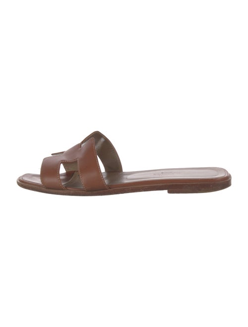 Hermès Oran Leather Slides